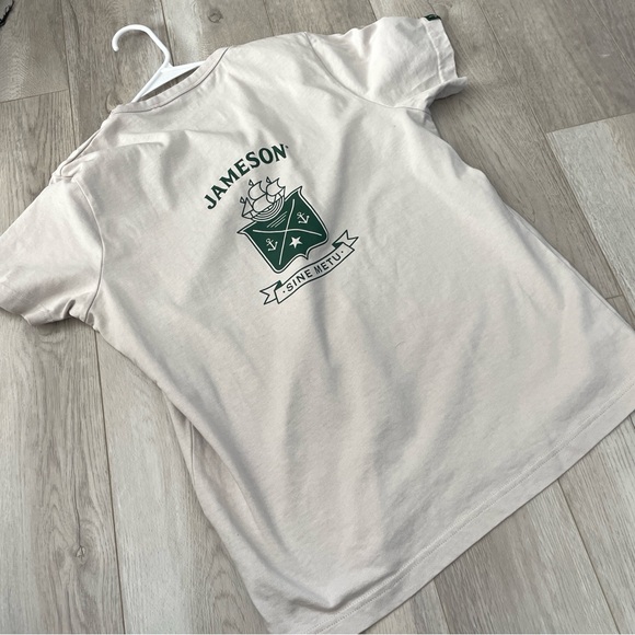 Jameson Organic Tshirt cotton crewneck short sleeve mens Grey (medium) - Picture 4 of 5